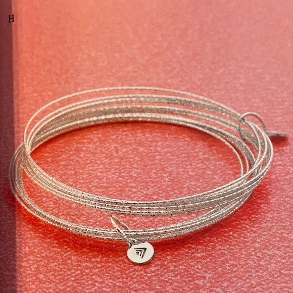 Silpada Sterling Silver ‘Lasting Impression’ Bangle Bracelet Set B3008 - Picture 3 of 16